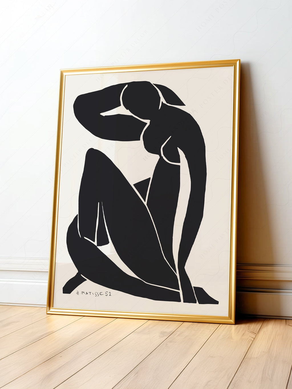 Henri Matisse Blue Nude Inspired Art Print – Minimalist Wall Decor