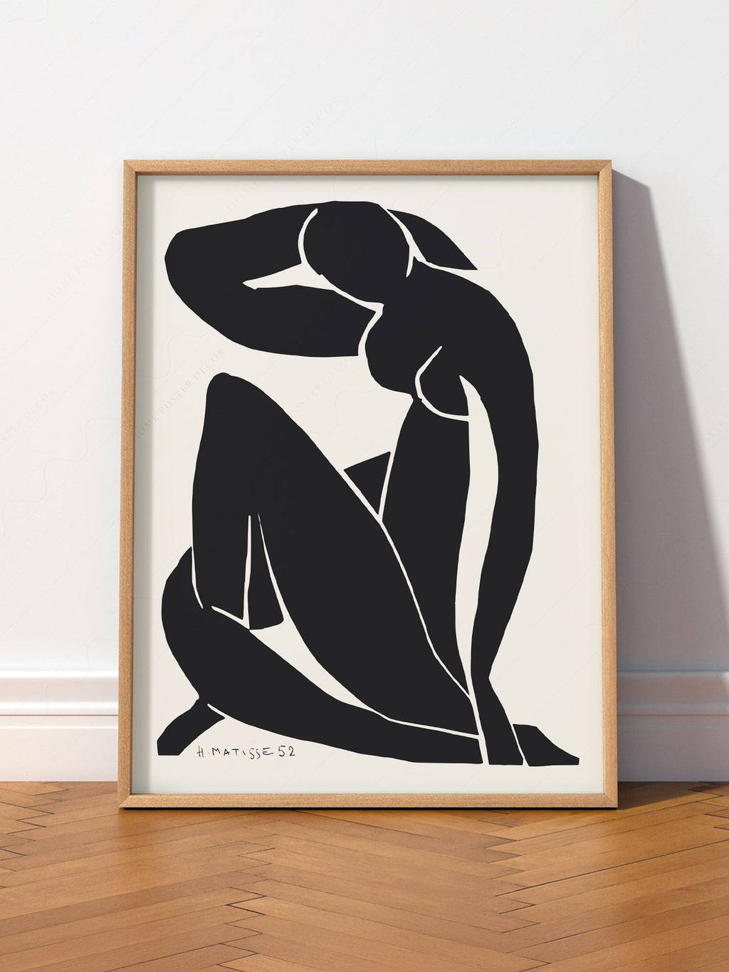 Henri Matisse Blue Nude Inspired Art Print – Minimalist Wall Decor