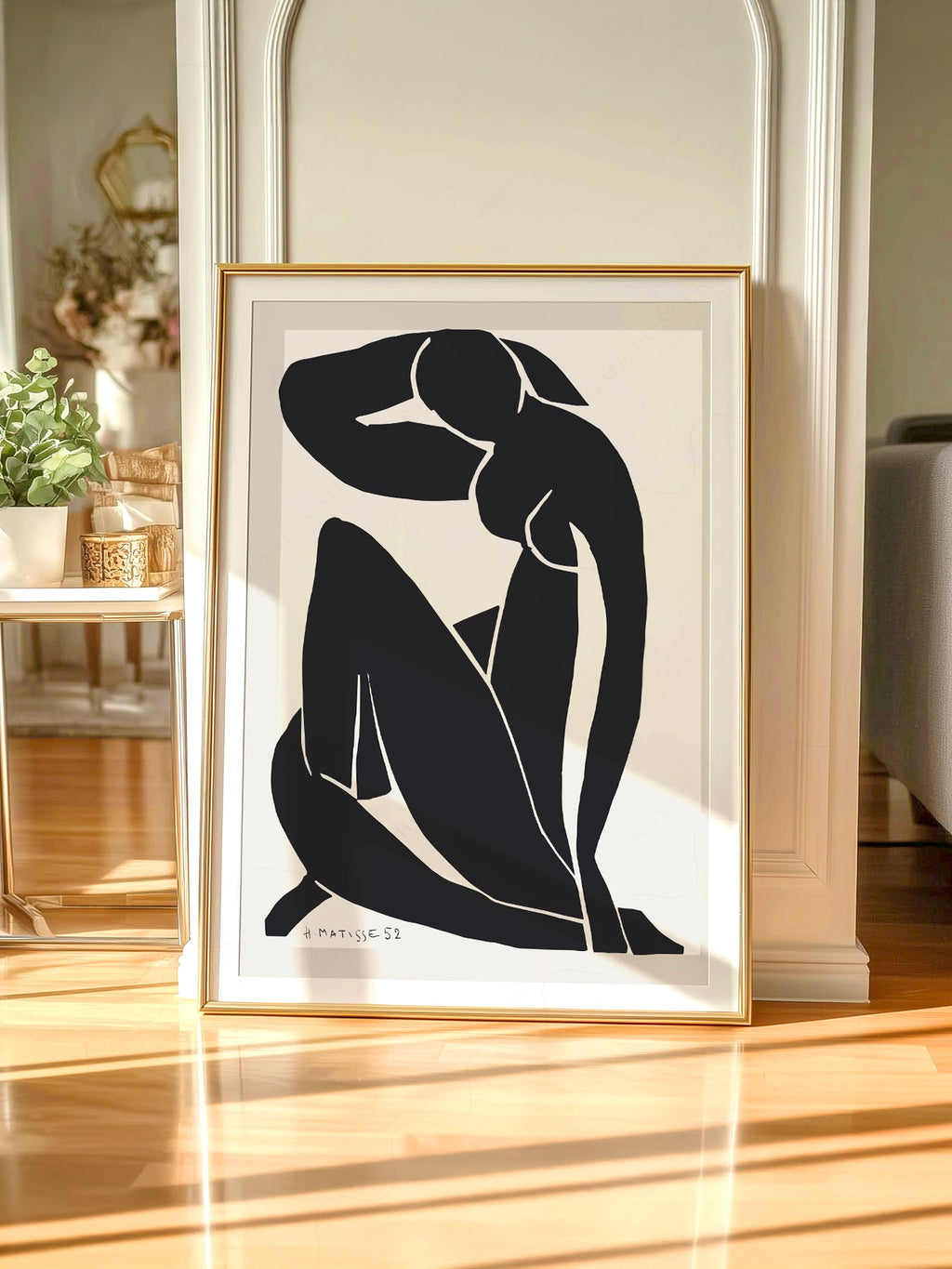 Henri Matisse Blue Nude Inspired Art Print – Minimalist Wall Decor