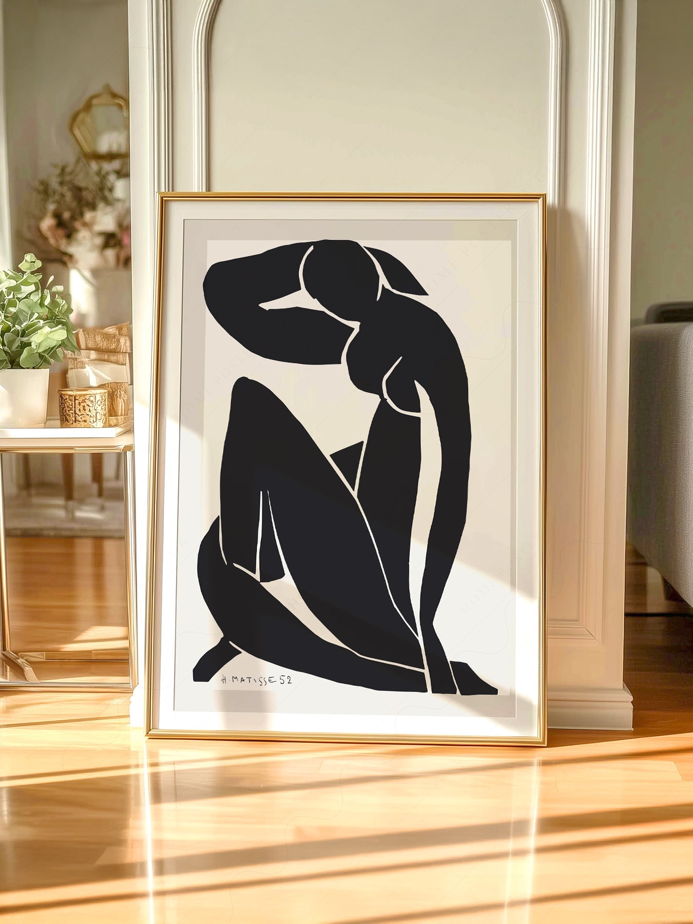 Henri Matisse Blue Nude Inspired Art Print – Minimalist Wall Decor