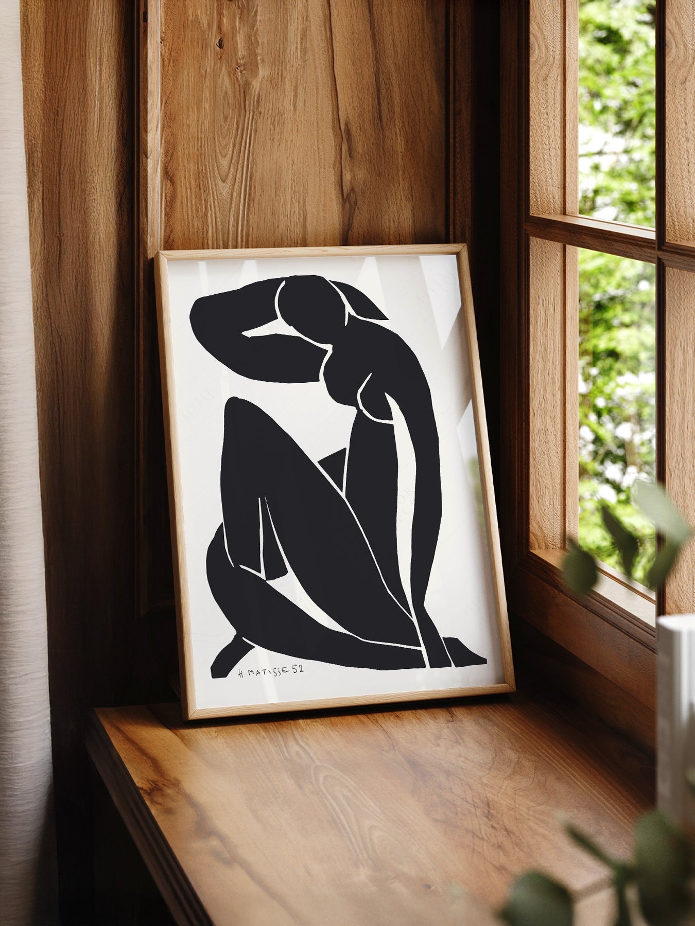 Henri Matisse Blue Nude Inspired Art Print – Minimalist Wall Decor