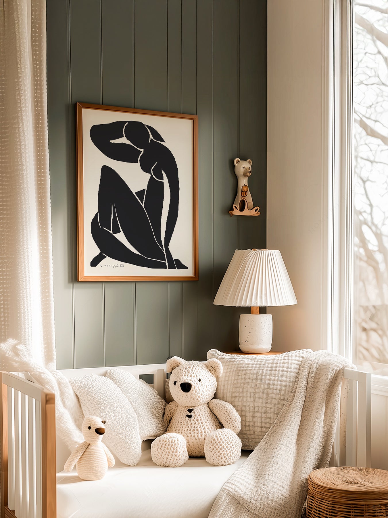 Henri Matisse Blue Nude Inspired Art Print – Minimalist Wall Decor