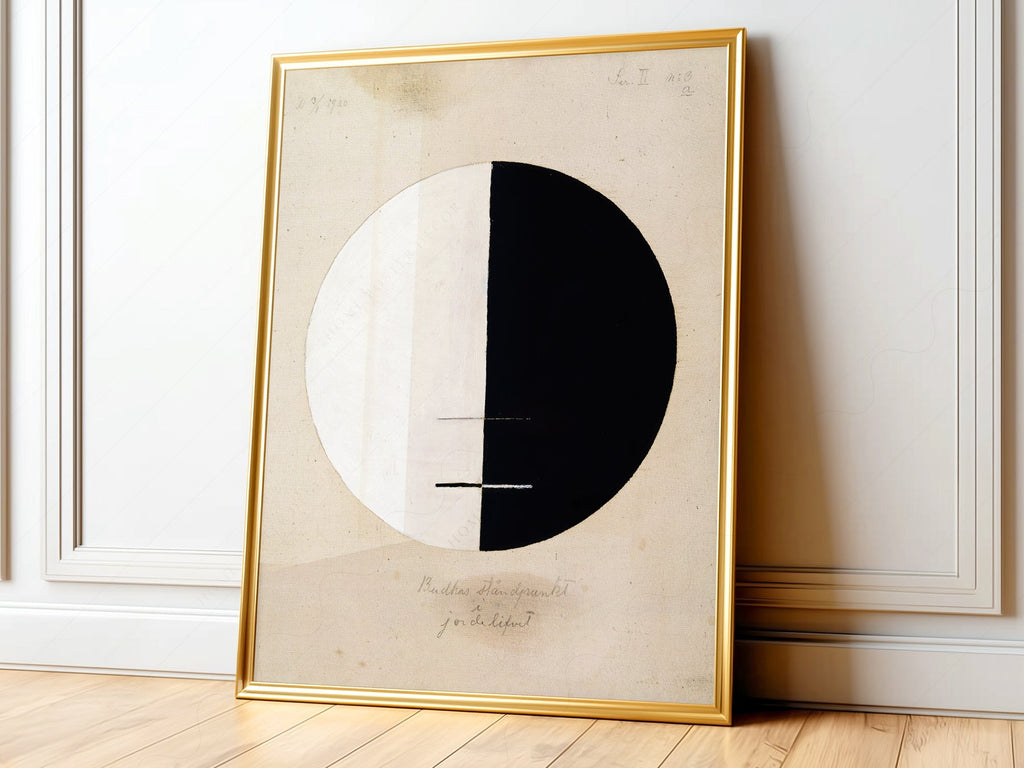 Hilma af Klint Buddha's Standpoint Earthly Life No 3 – Abstract Art Print