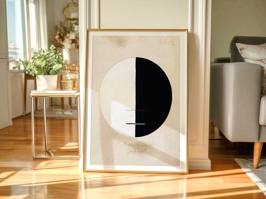 Hilma af Klint Buddha's Standpoint Earthly Life No 3 – Abstract Art Print