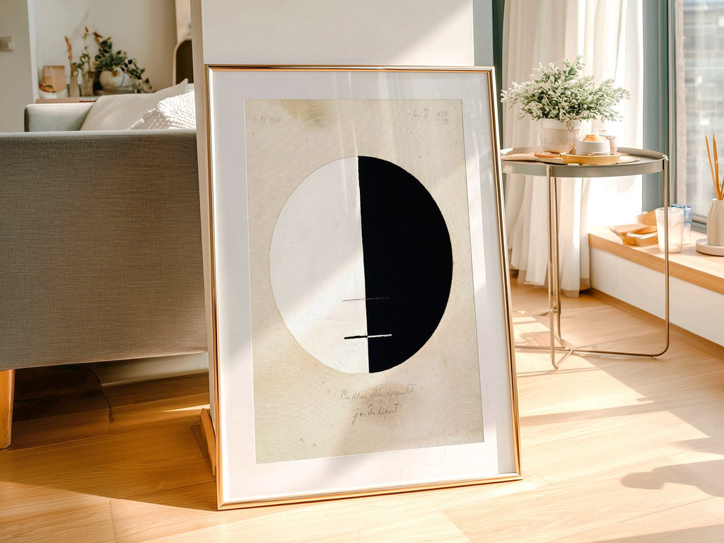 Hilma af Klint Buddha's Standpoint Earthly Life No 3 – Abstract Art Print