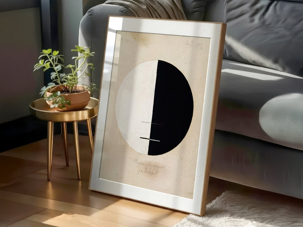 Hilma af Klint Buddha's Standpoint Earthly Life No 3 – Abstract Art Print