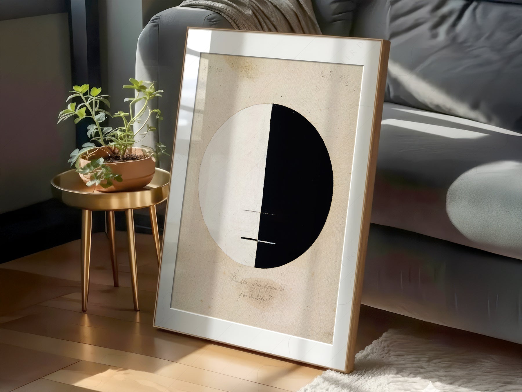 Hilma af Klint Buddha's Standpoint Earthly Life No 3 – Abstract Art Print