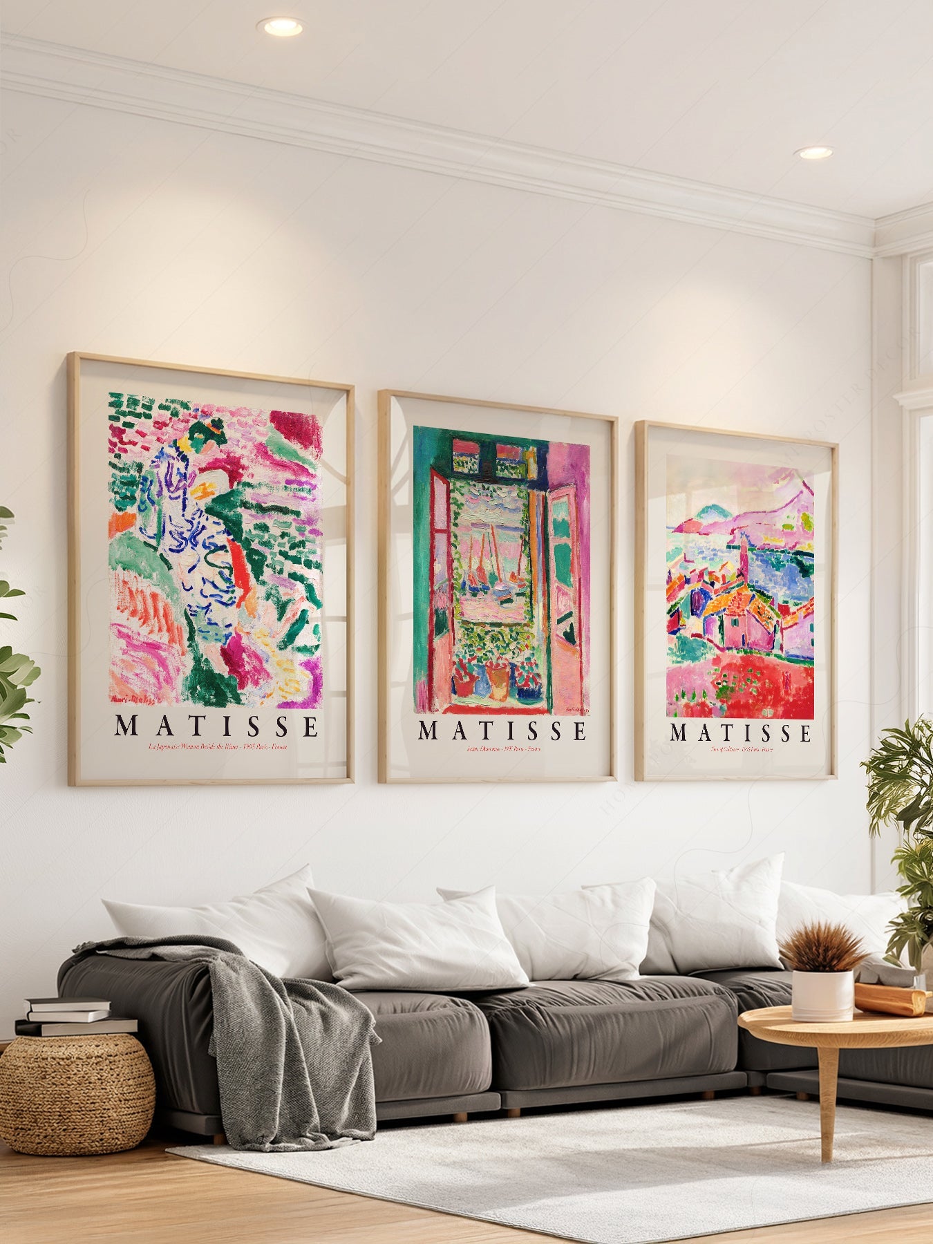 Henri Matisse Gallery Wall Set of 3 Prints – Museum Art Poster Collection