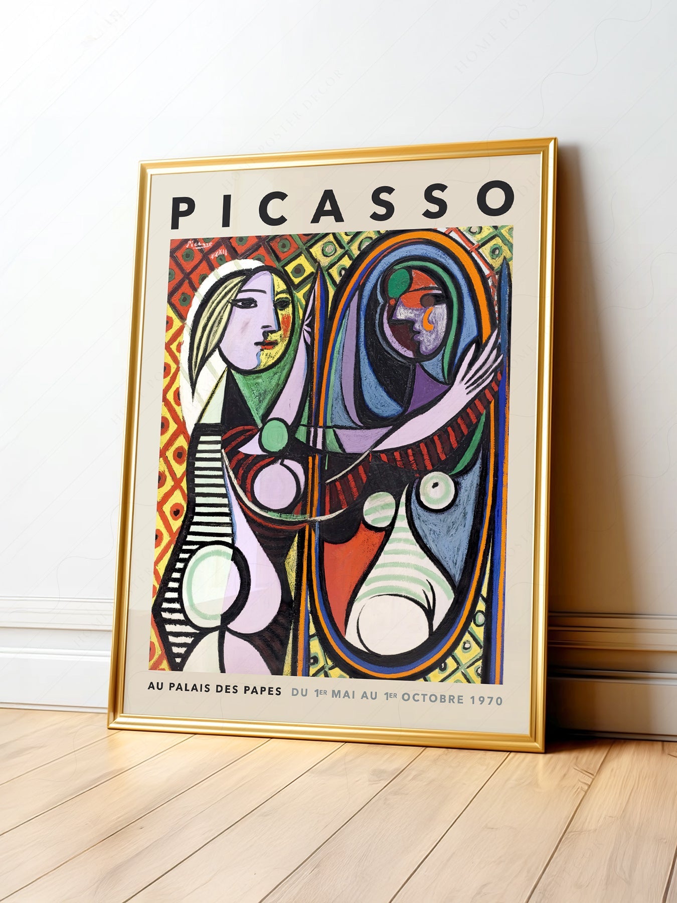 Pablo Picasso Girl Before a Mirror Art Print – Cubist Wall Art Poster