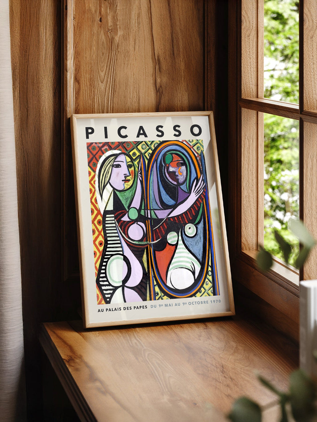 Pablo Picasso Girl Before a Mirror Art Print – Cubist Wall Art Poster