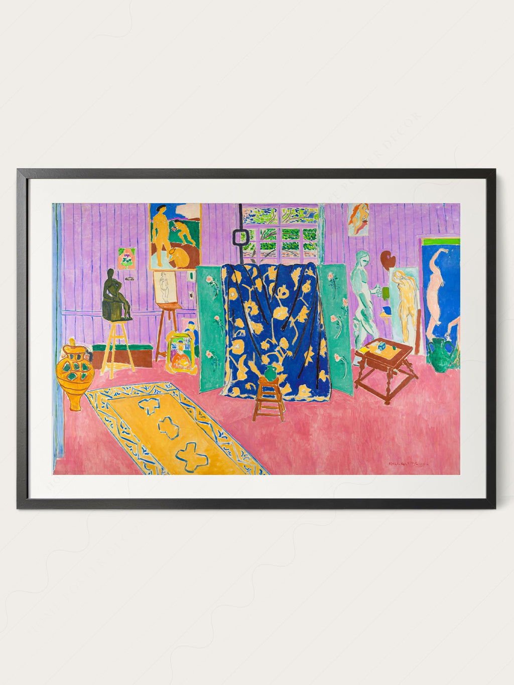 Henri Matisse The Pink Studio Art Print – Museum Wall Poster