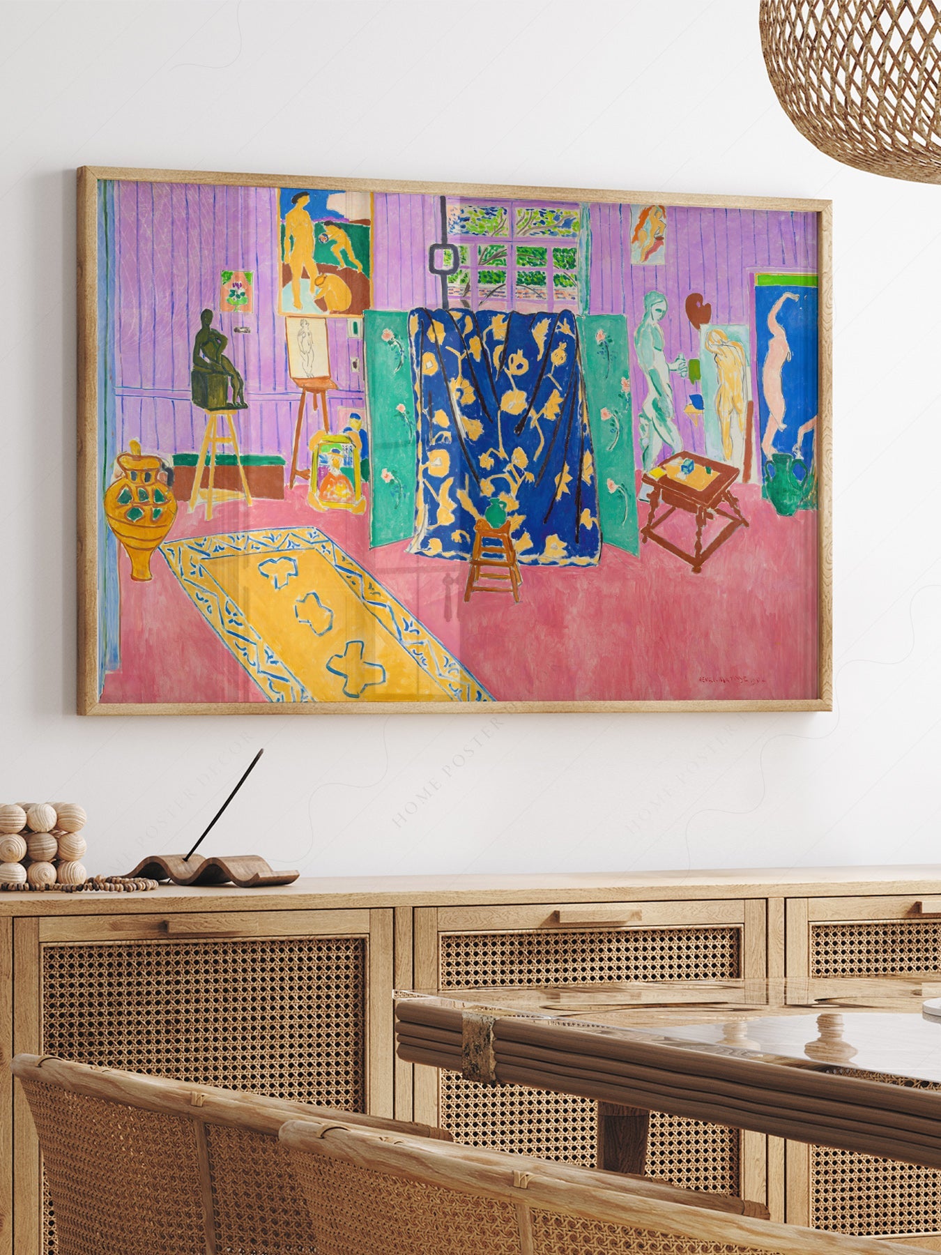 Henri Matisse The Pink Studio Art Print – Museum Wall Poster