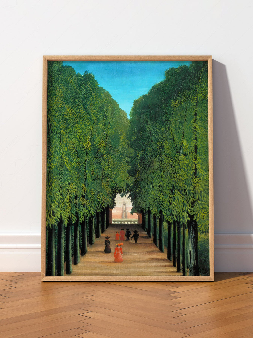 Henri Rousseau The Avenue in the Park at Saint Cloud Print – Nature Wall Art