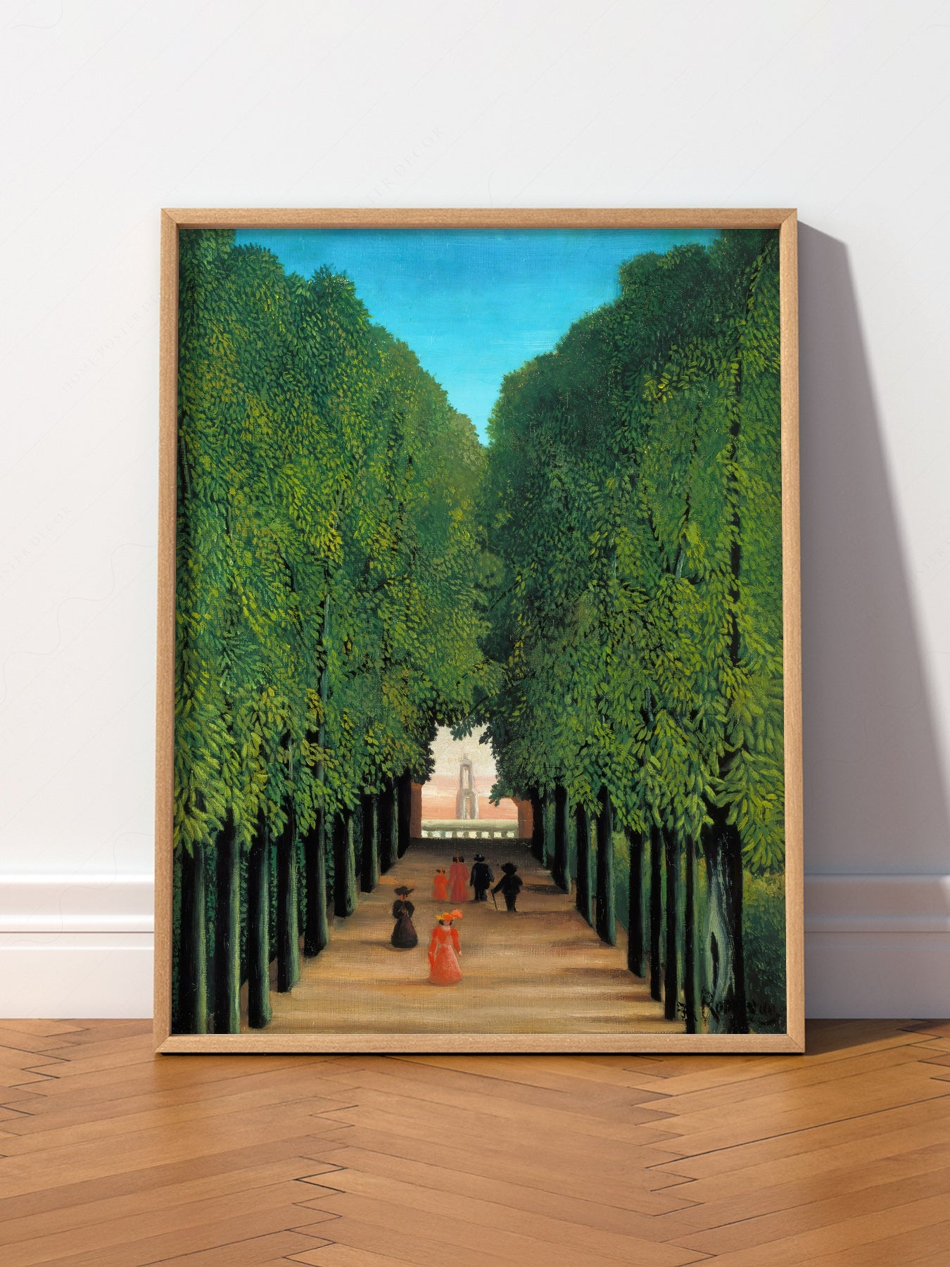 Henri Rousseau The Avenue in the Park at Saint Cloud Print – Nature Wall Art