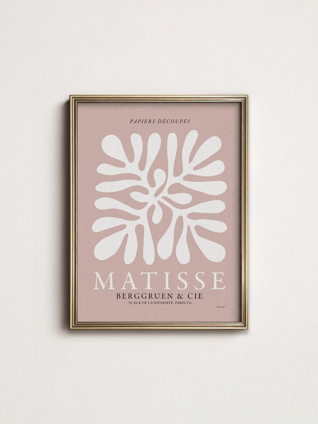 Henri Matisse Papiers Découpés Exhibition Poster – Modern Wall Art Print