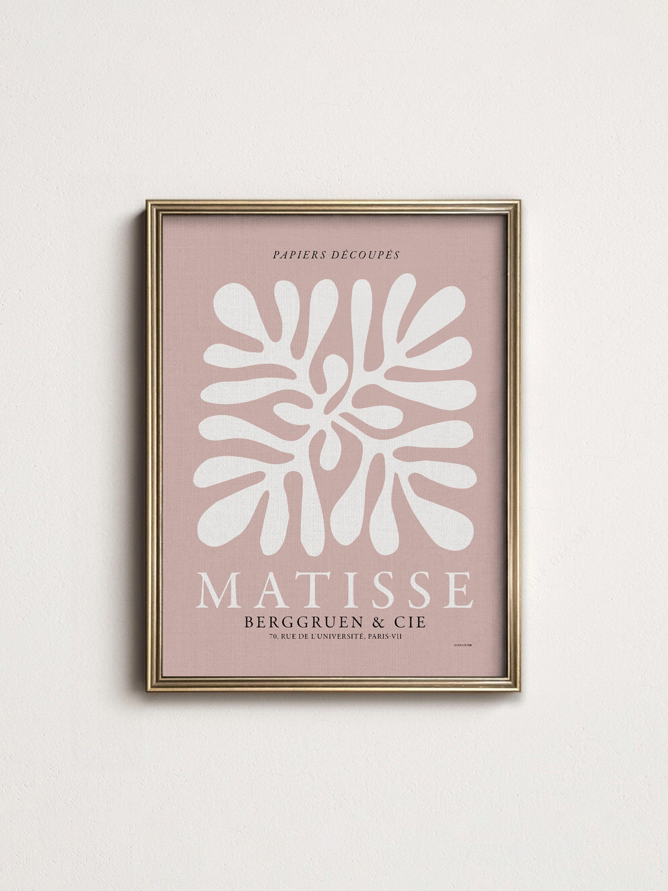 Henri Matisse Papiers Découpés Exhibition Poster – Modern Wall Art Print