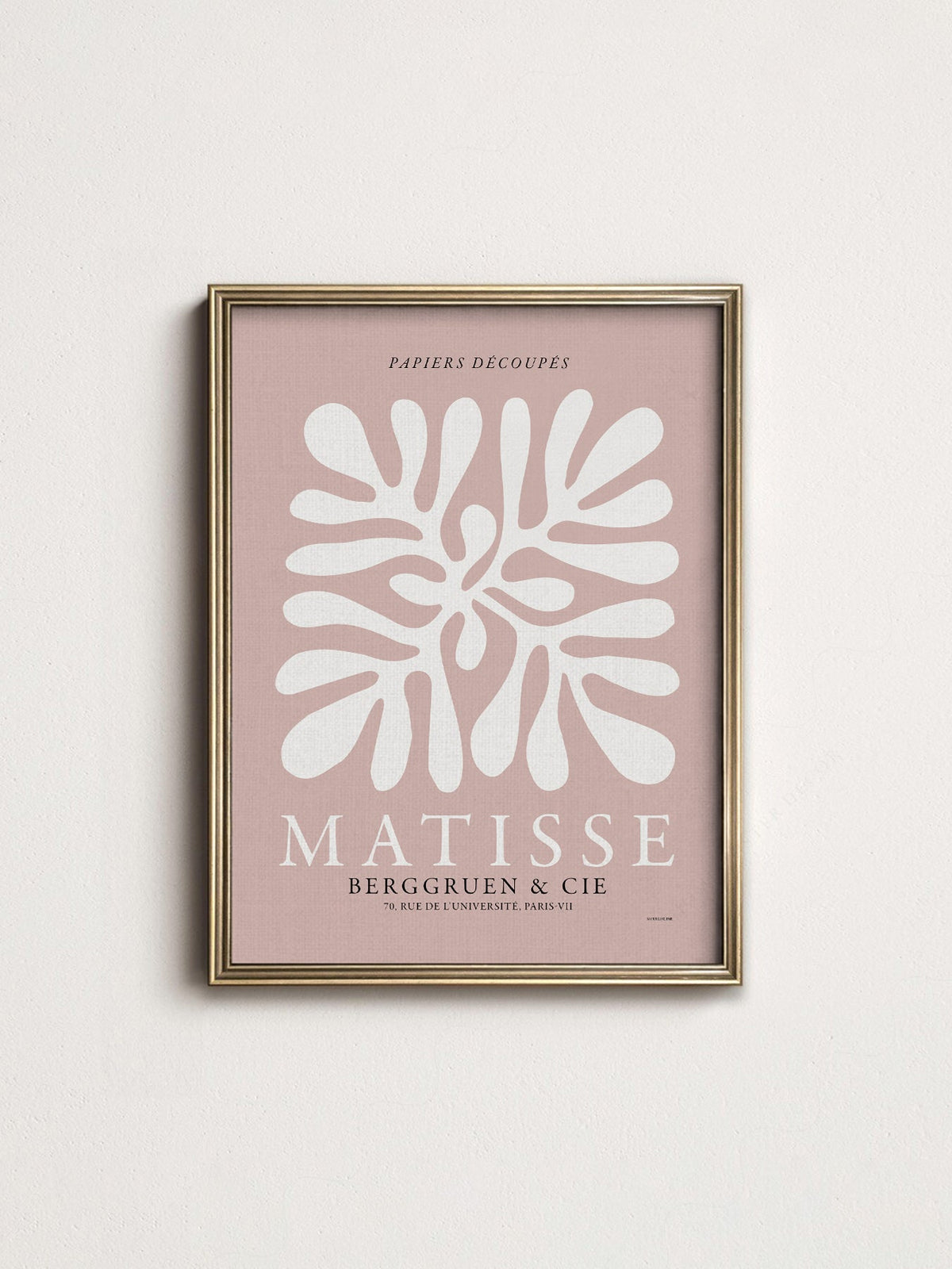 Henri Matisse Papiers Découpés Exhibition Poster – Modern Wall Art Print