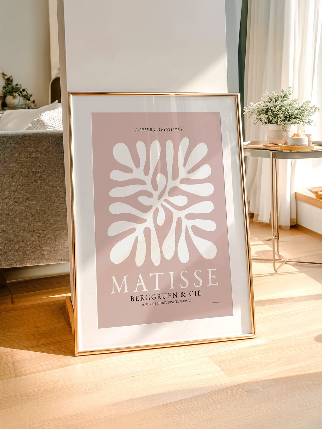 Henri Matisse Papiers Découpés Exhibition Poster – Modern Wall Art Print