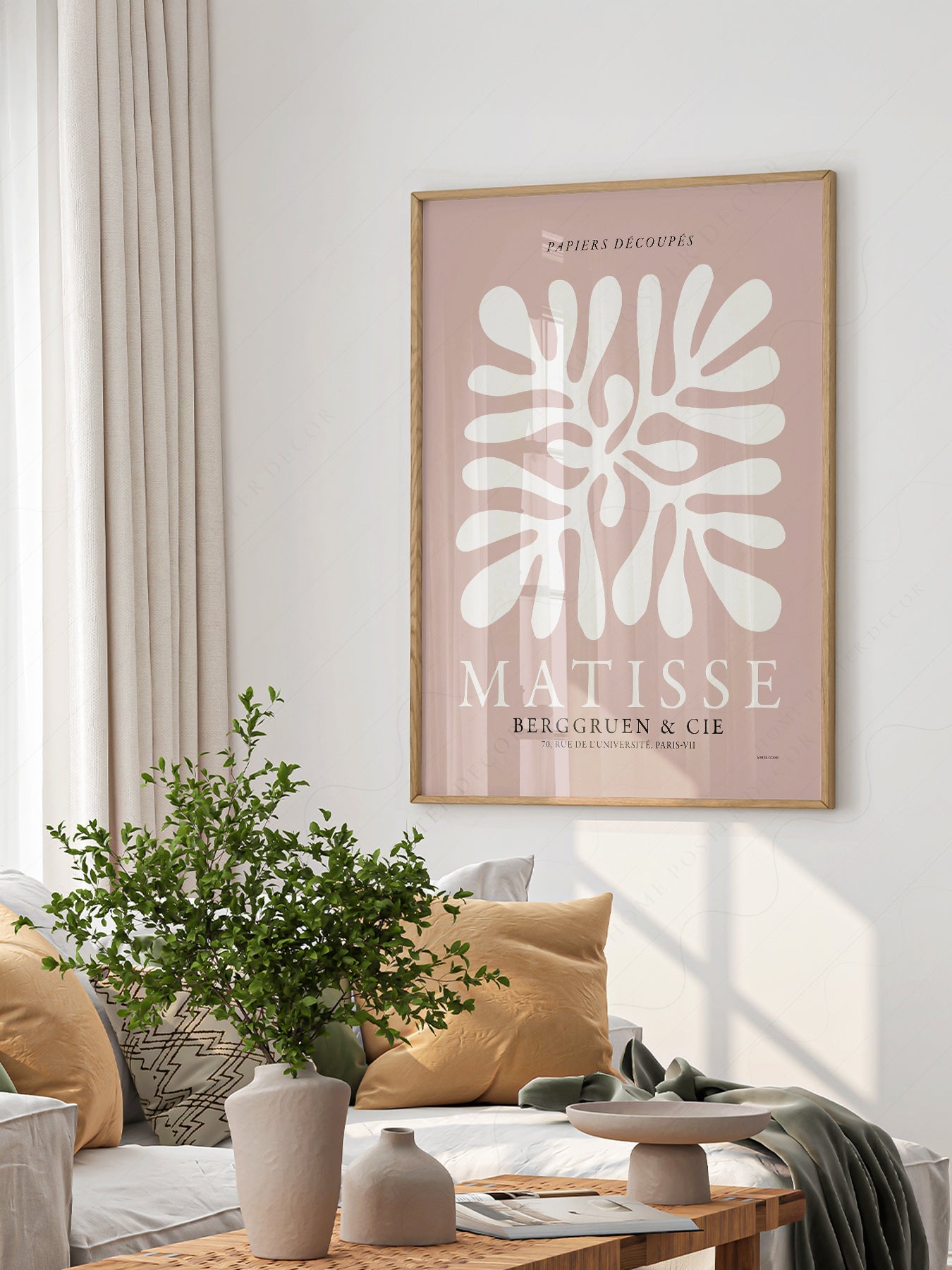 Henri Matisse Papiers Découpés Exhibition Poster – Modern Wall Art Print