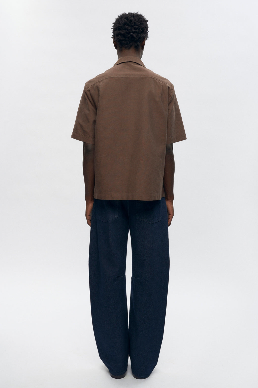 Chemise de camp en lin pour homme