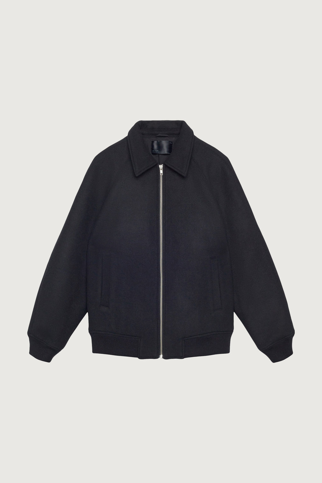 BLOUSON BOMBER EN MÉLANGE DE LAINE