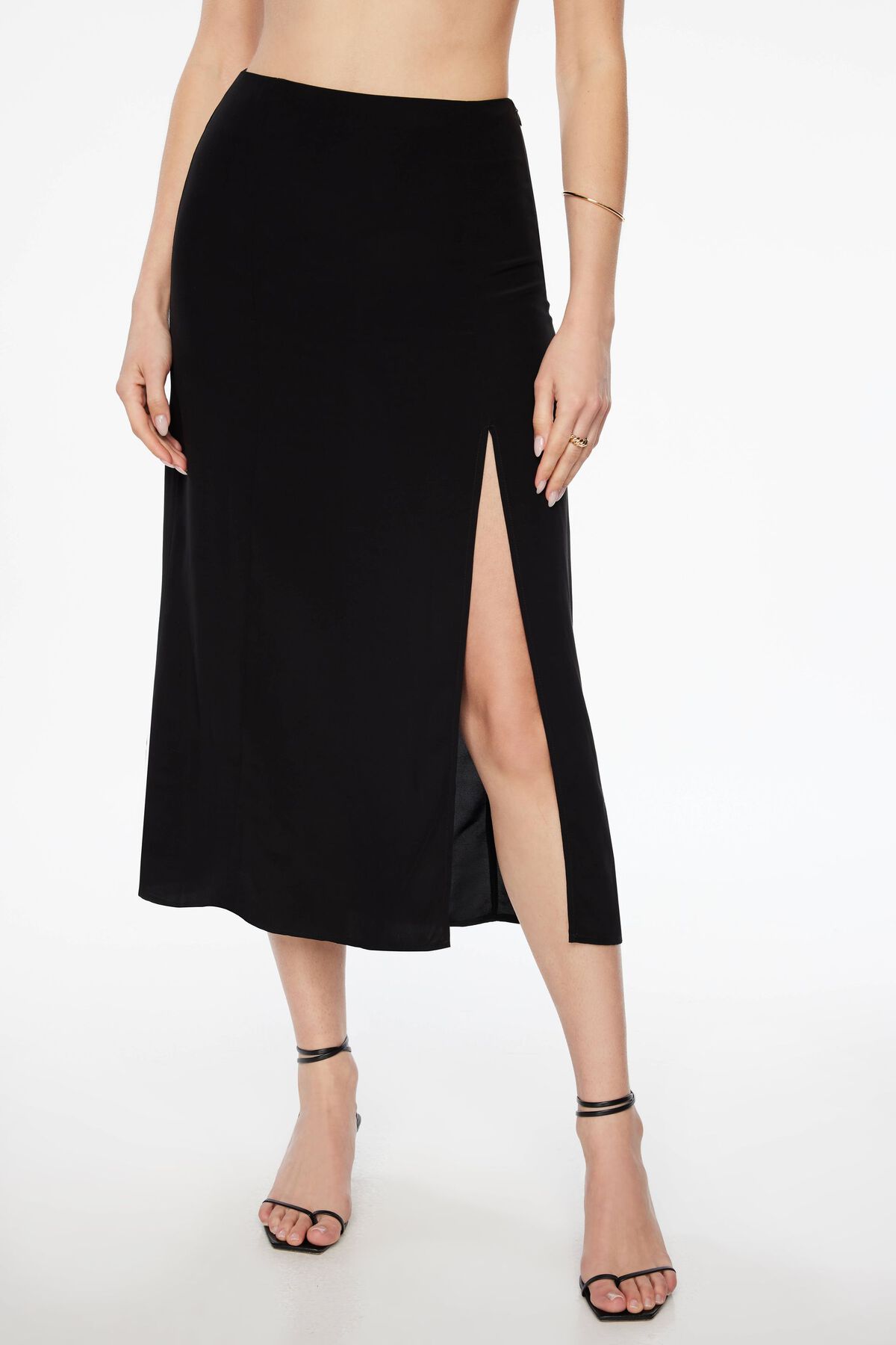 Jupe mi-longue Maxine Slip