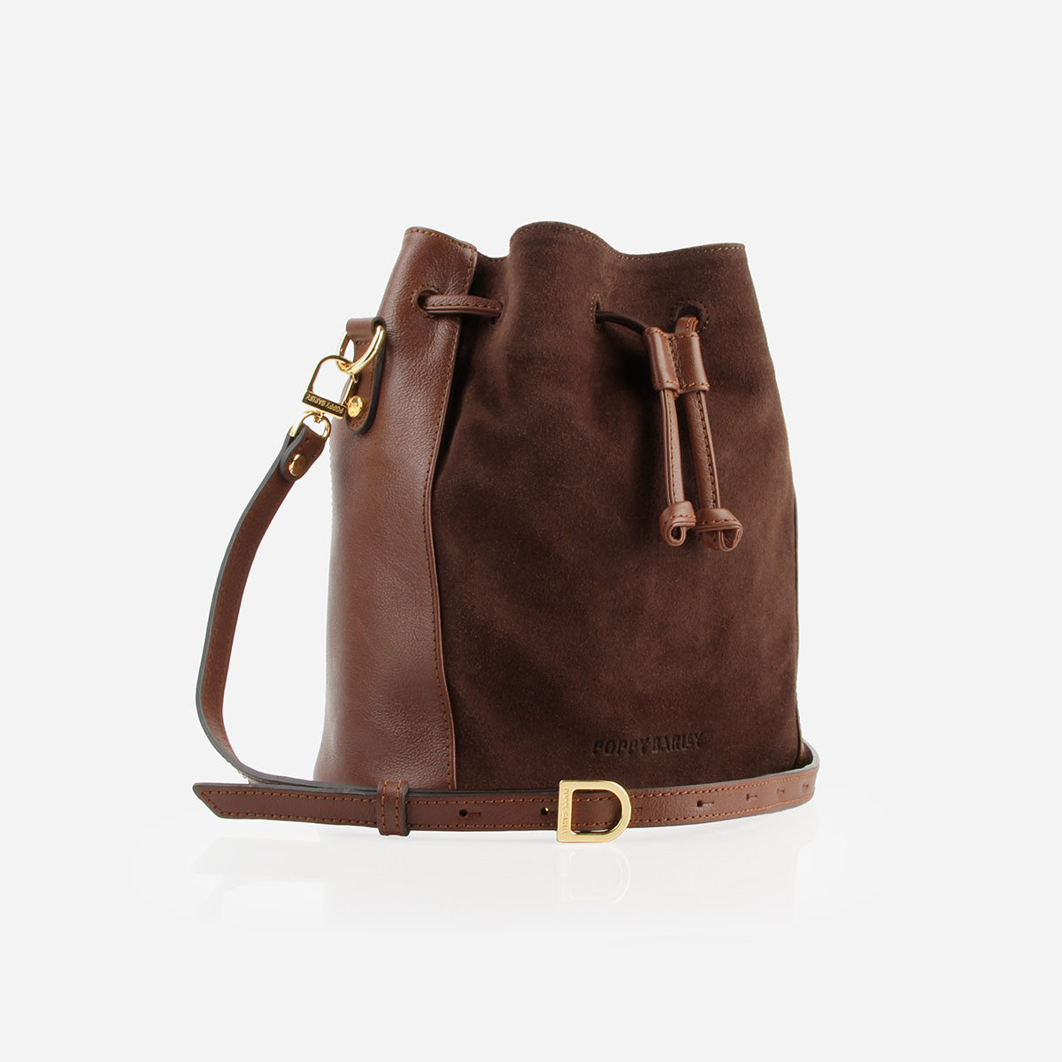 The Bondi Bucket Bag French Press Suede