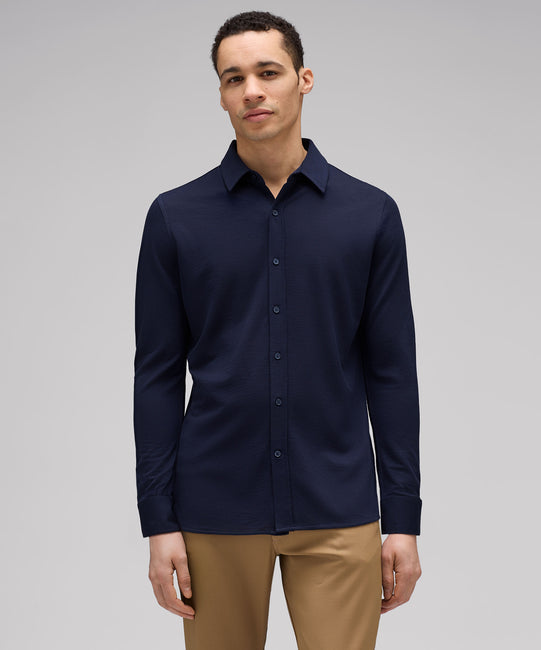 Men's Merino Button‑Up