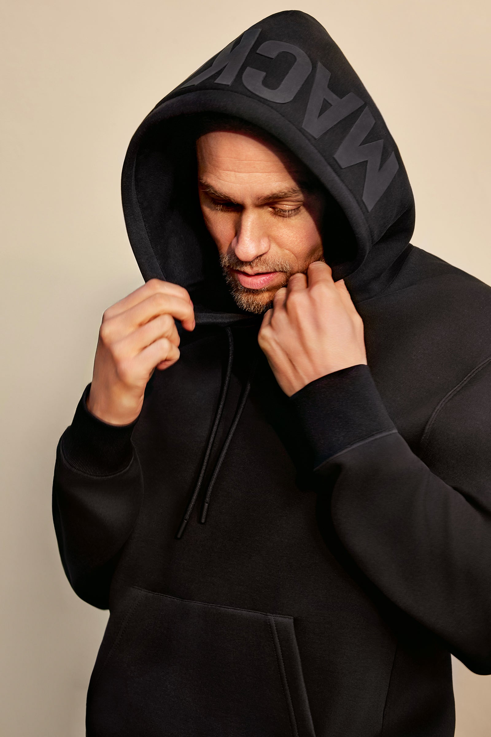 Sweat à capuche KOLTON en jersey double face avec logo