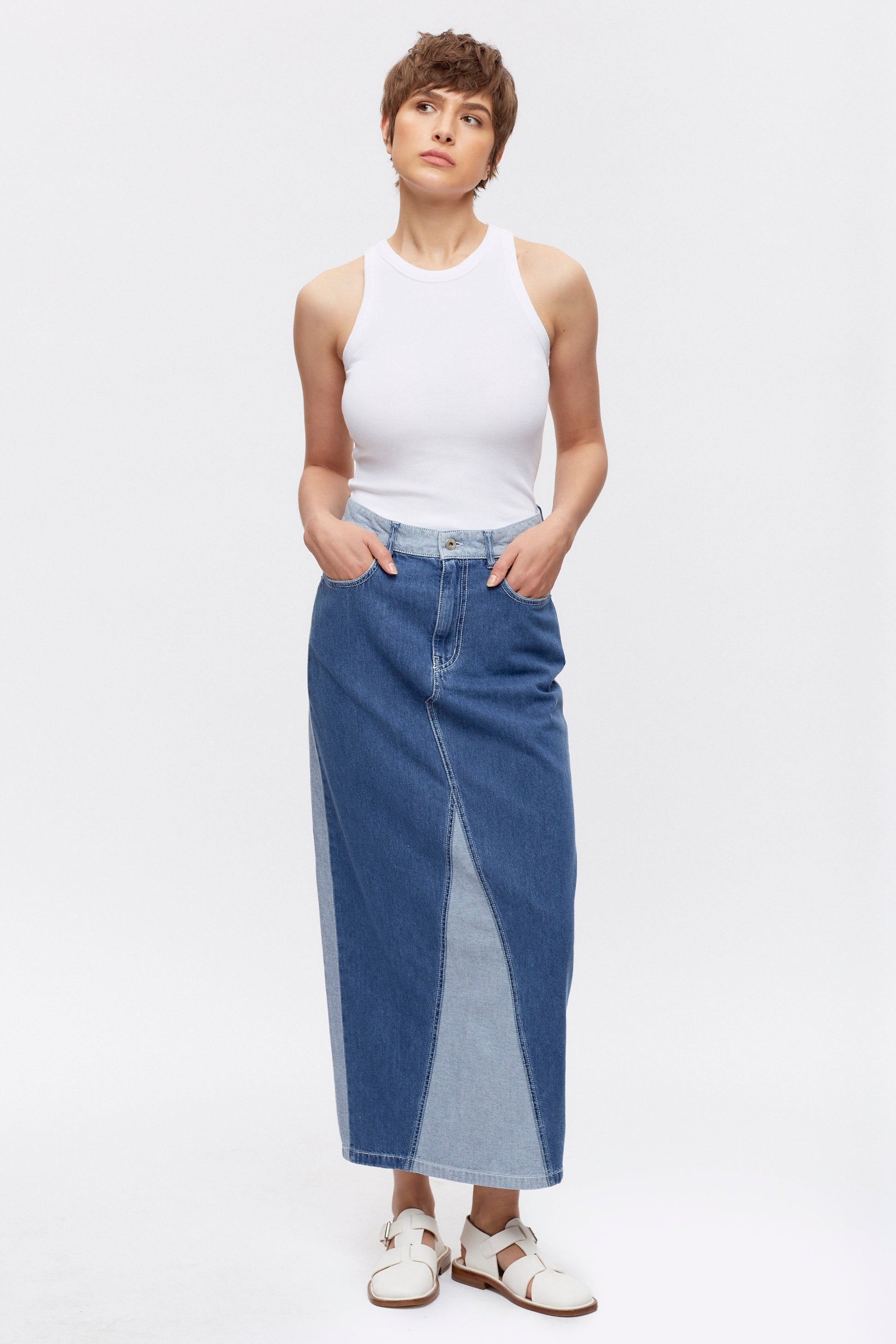 Jupe en jean Lily pour femme