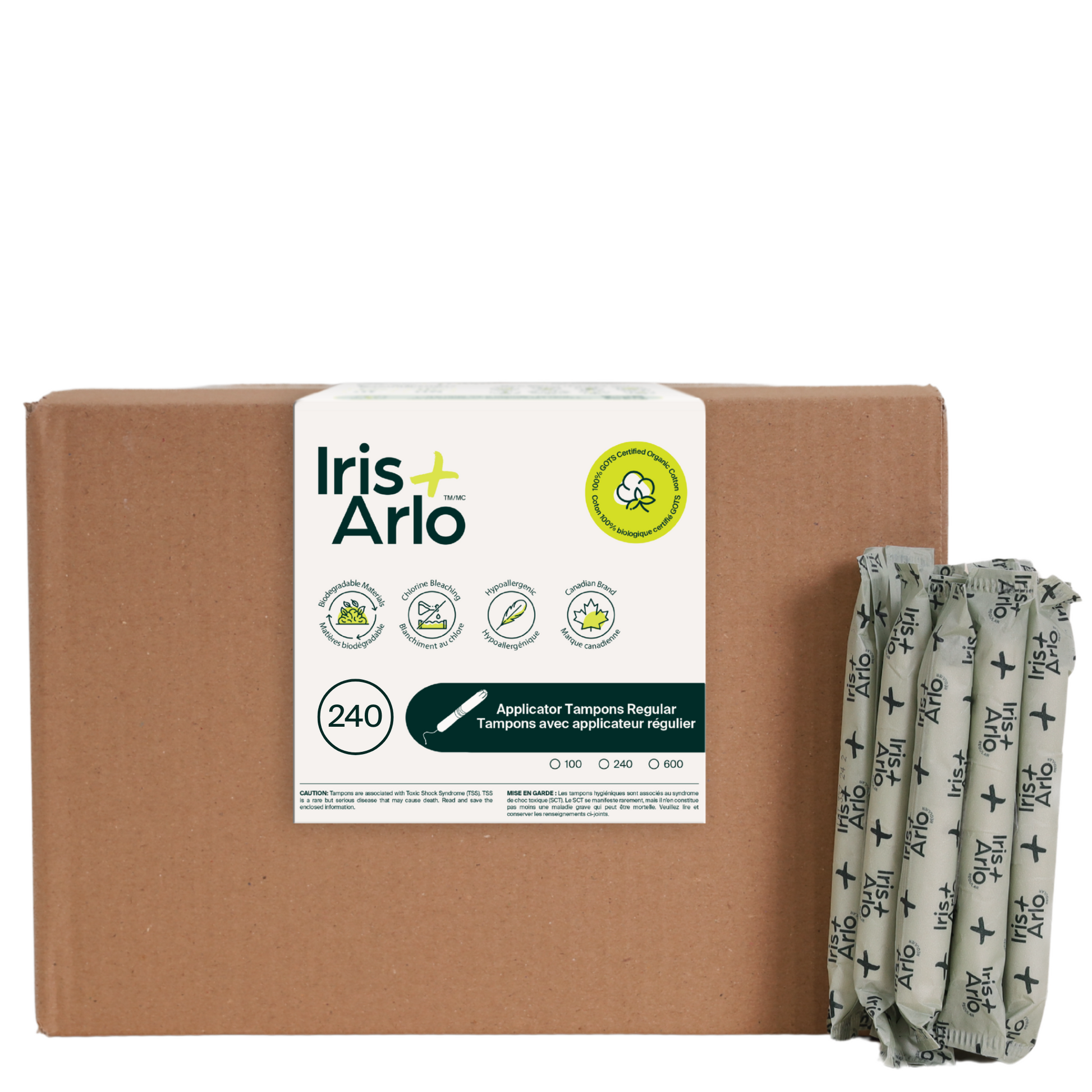 Tampons applicateurs en vrac, applicateur en carton, standard