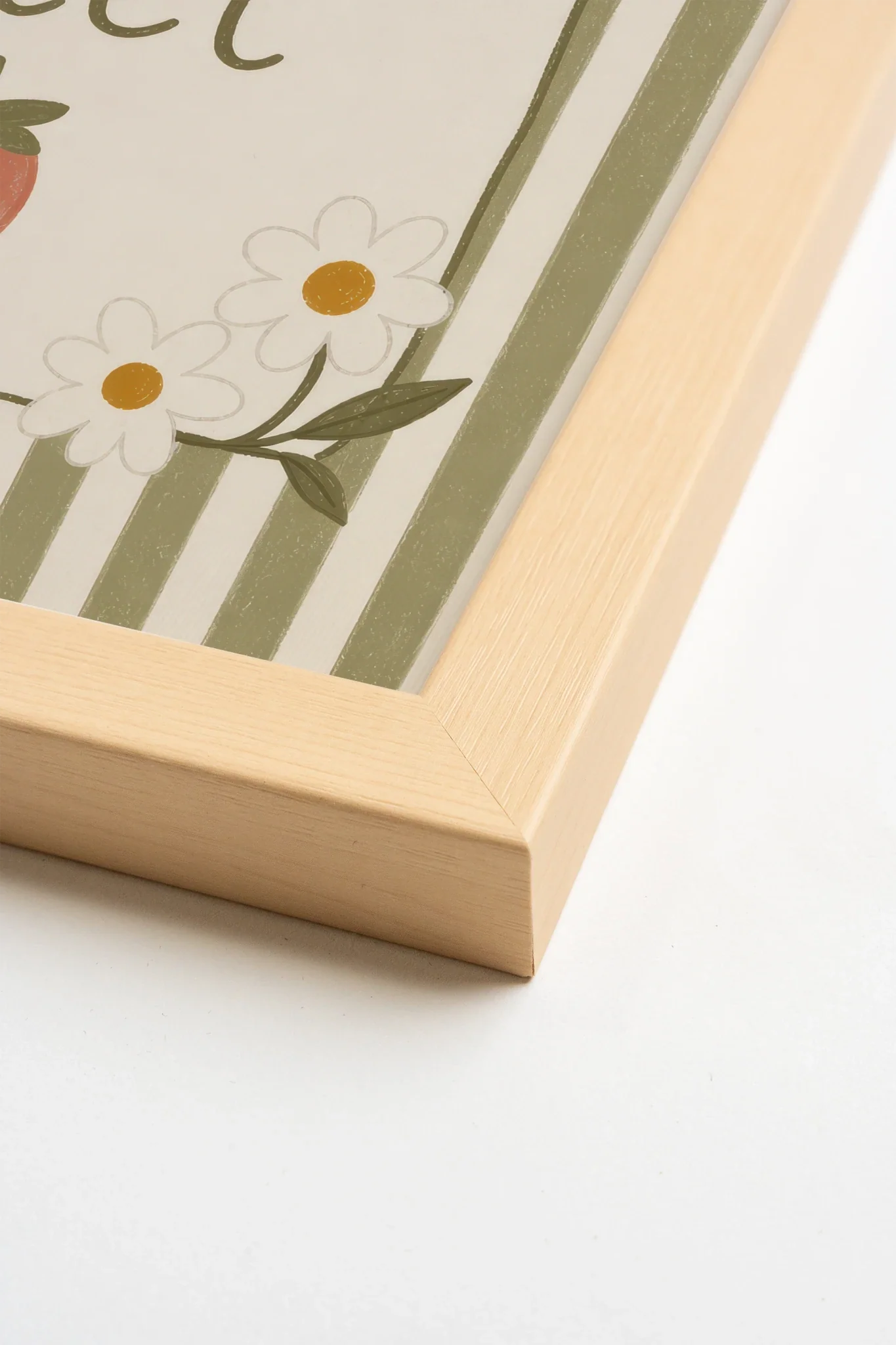 BERRY SWEET, Artwork on Stretched Canvas, Natural Light Framed (collective)