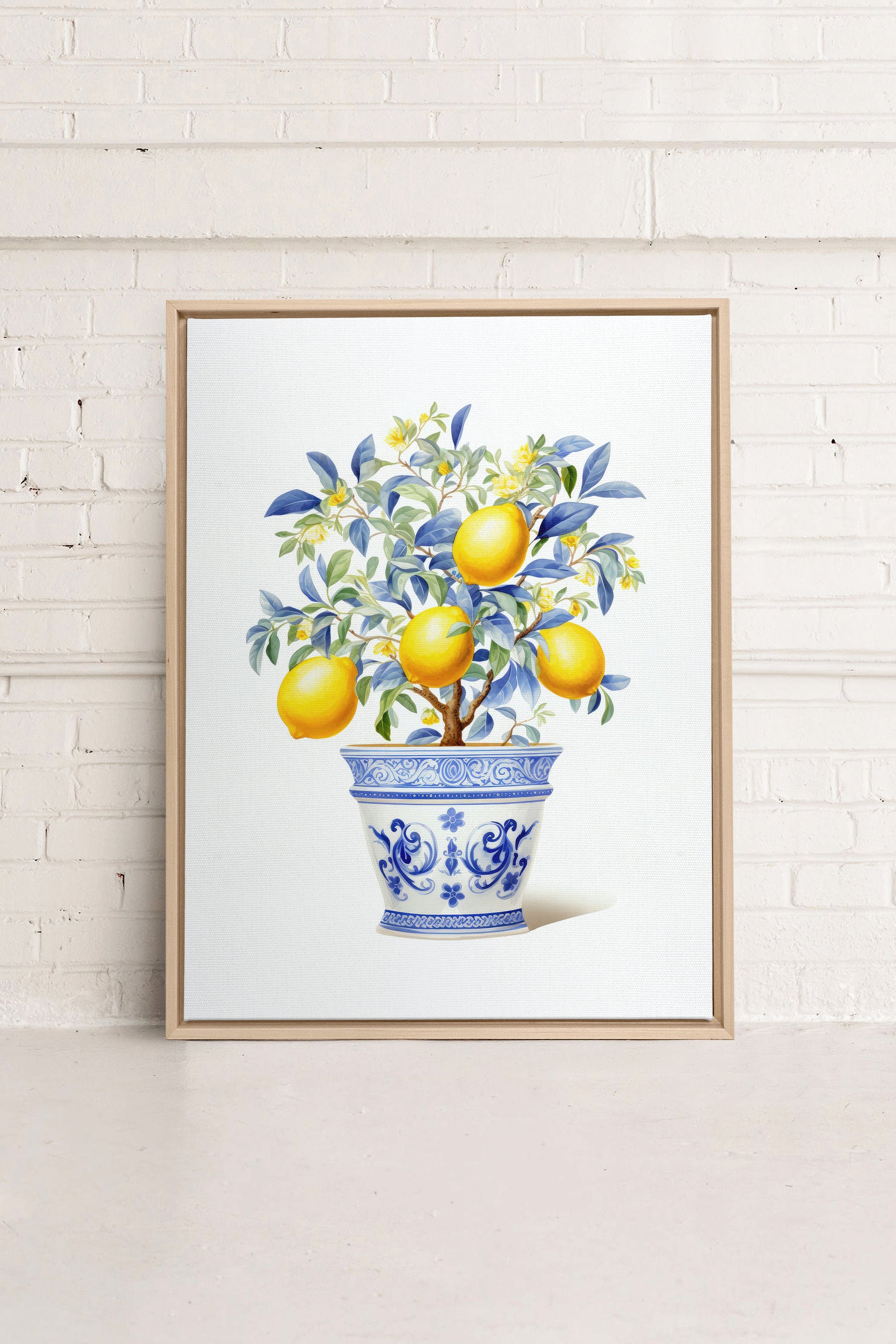 LEMON BREEZE, Stretched Canvas Artwork