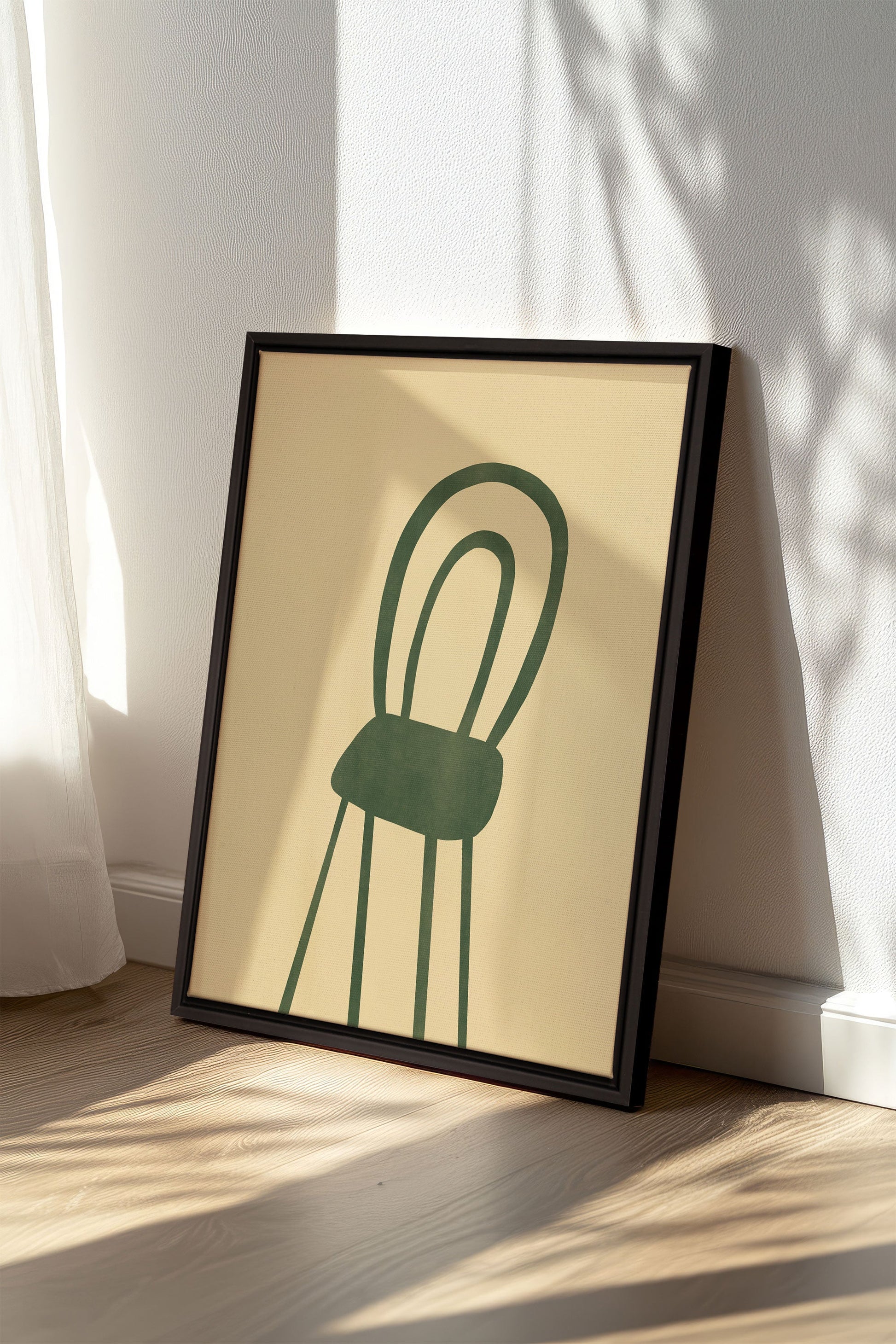 The Green Chair, Stretched Canvas Artwork