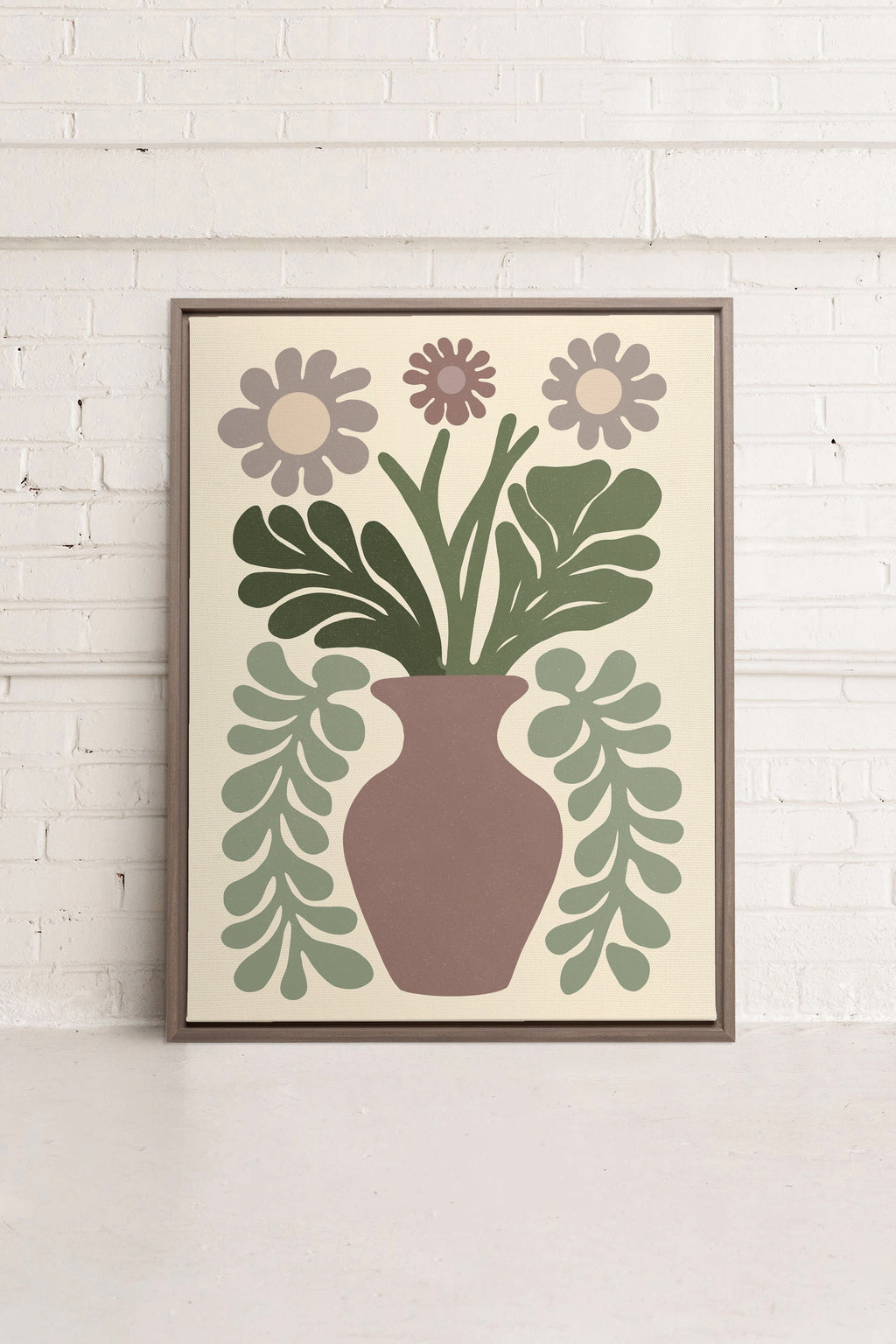 CHIC FLORAL, Stretched Canvas Artwork