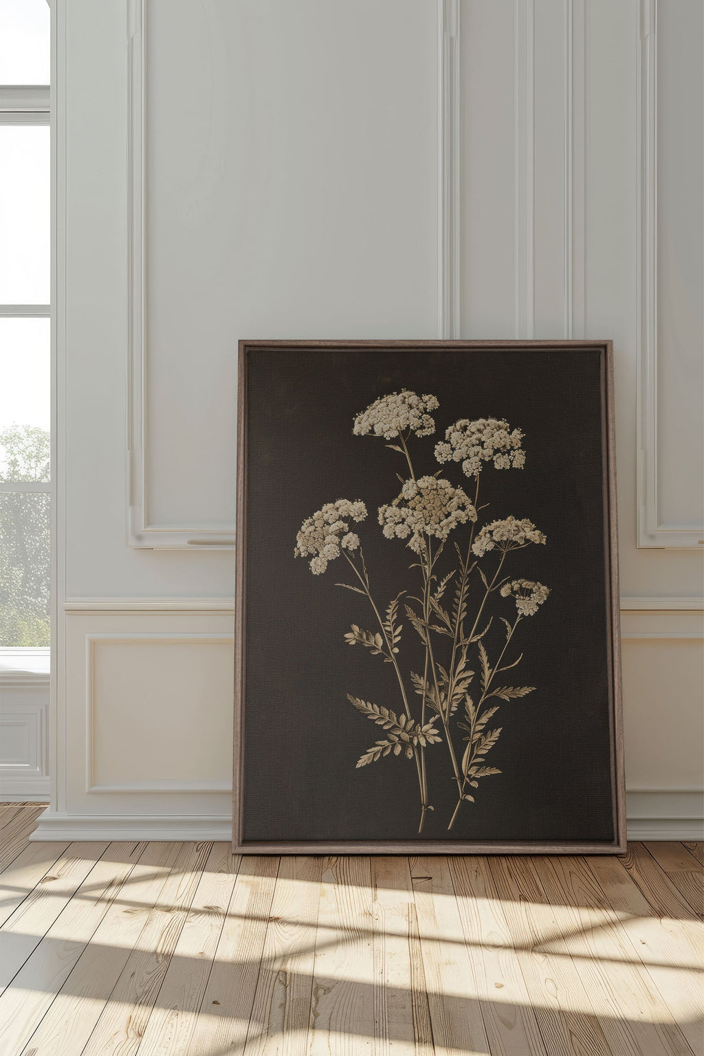 GOLDEN FLOWER, Stretched Canvas Artwork