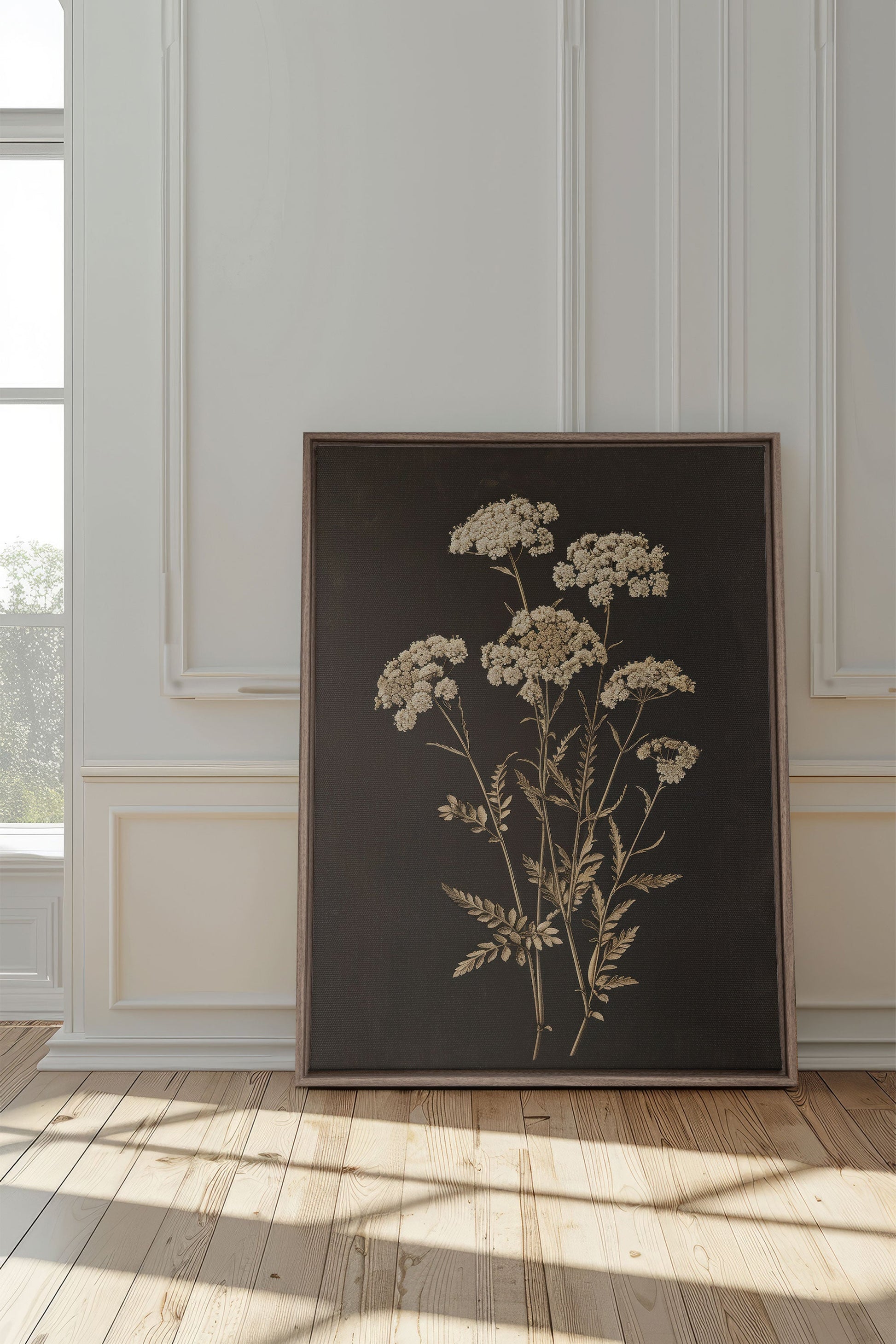 GOLDEN FLOWER, Stretched Canvas Artwork