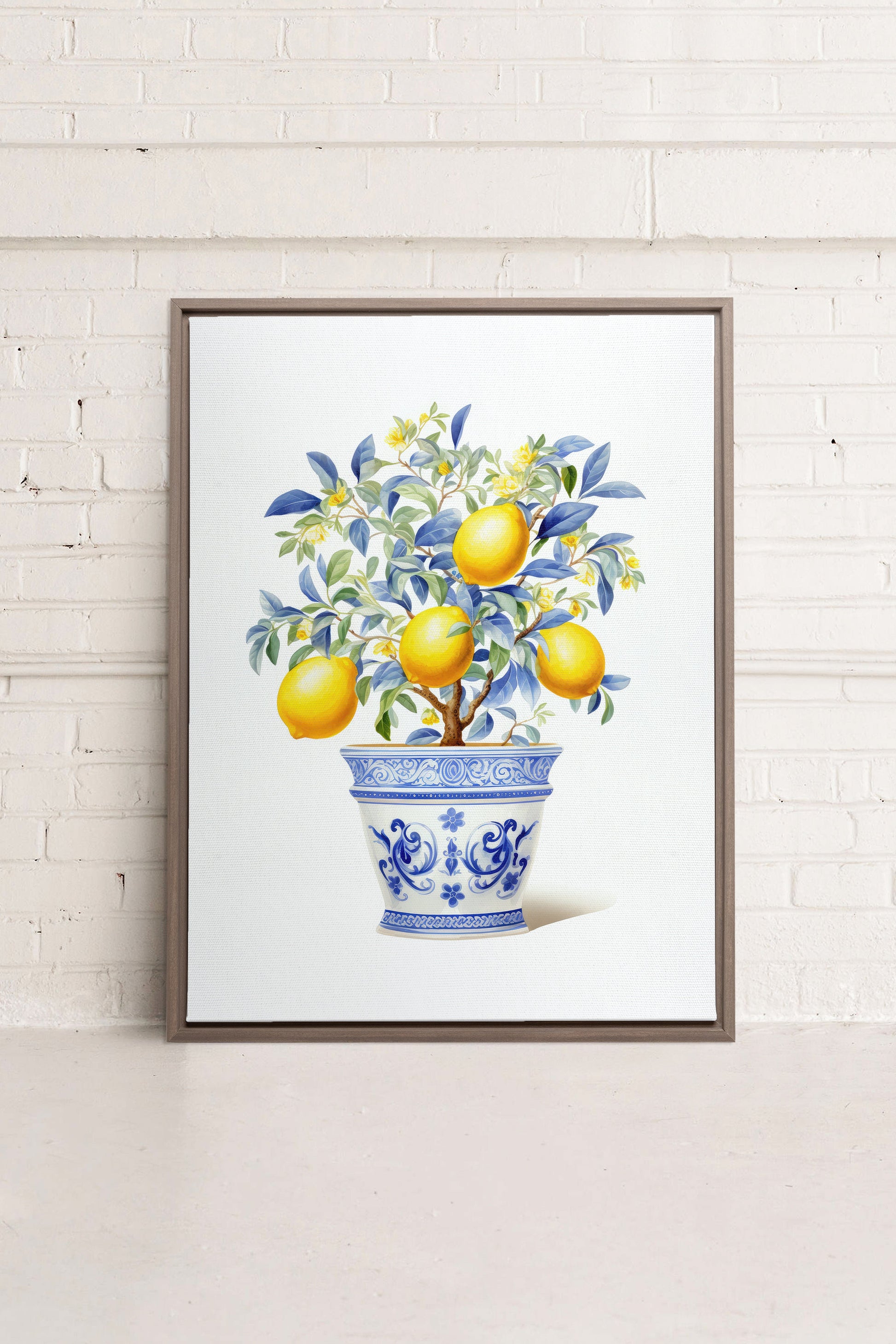 LEMON BREEZE, Stretched Canvas Artwork