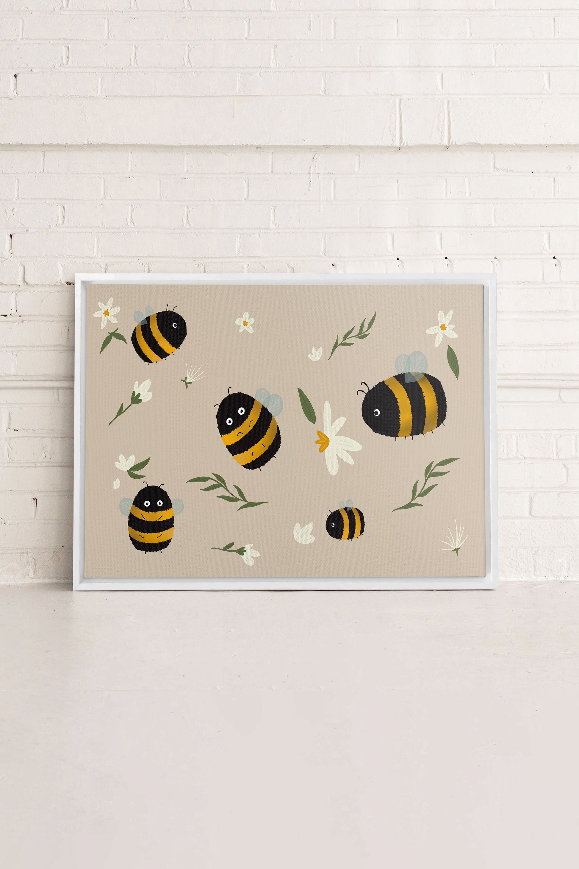 BEES, Stretched Canvas Artwork