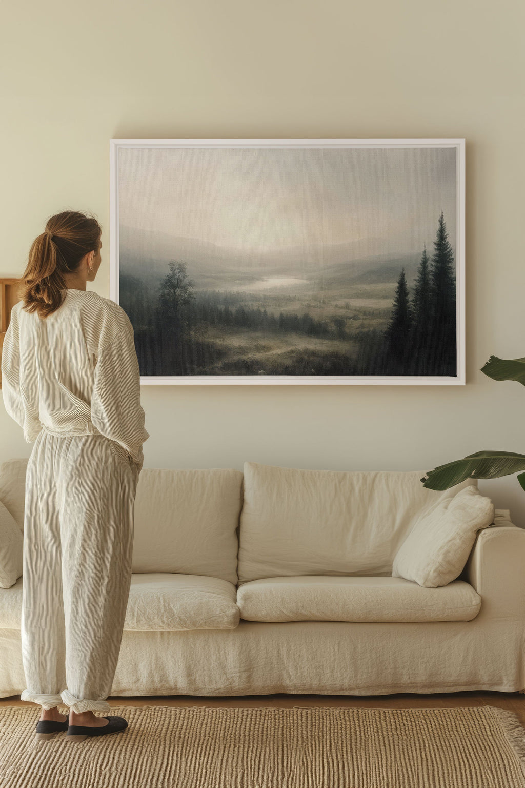 GLOW OF SILENCE, Stretched Canvas Artwork