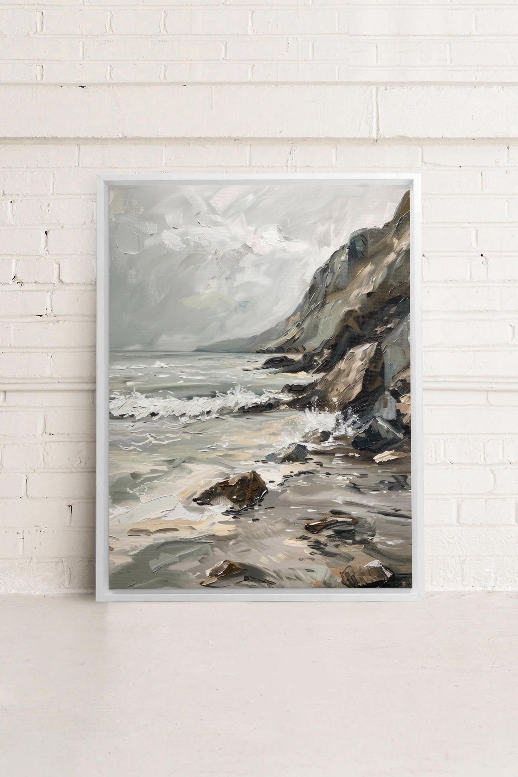 SHADED SHORES, Stretched Canvas Artwork