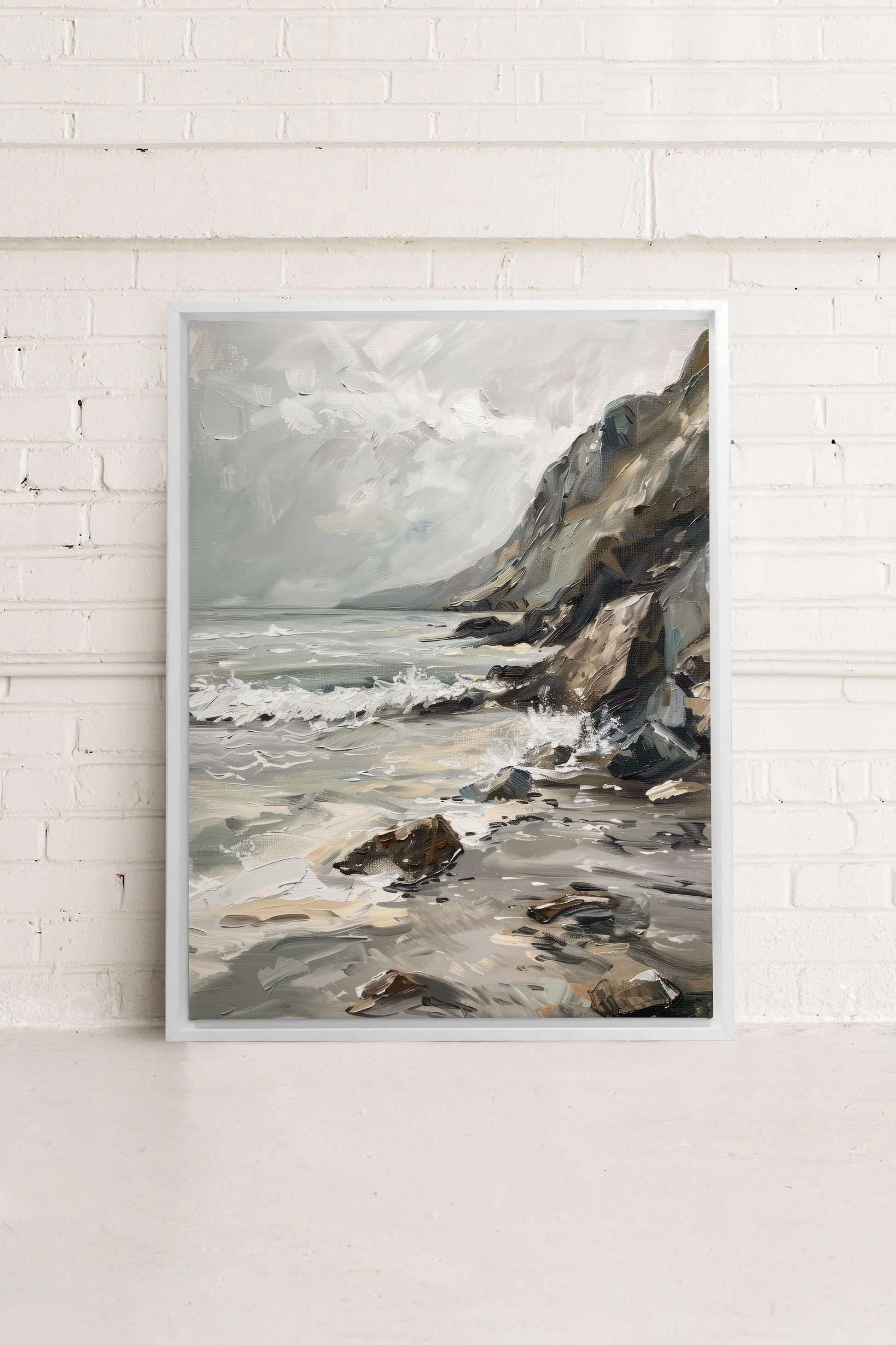 SHADED SHORES, Stretched Canvas Artwork
