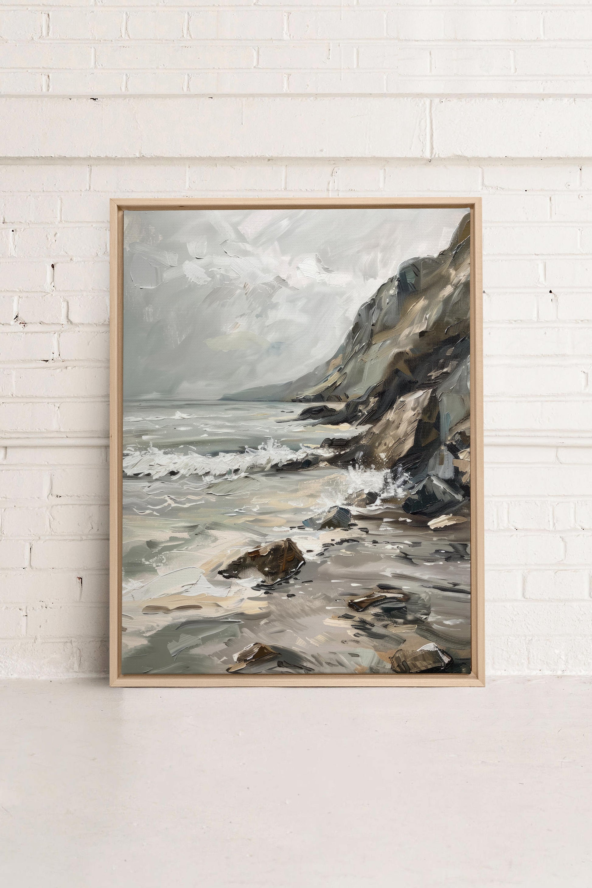 SHADED SHORES, Stretched Canvas Artwork