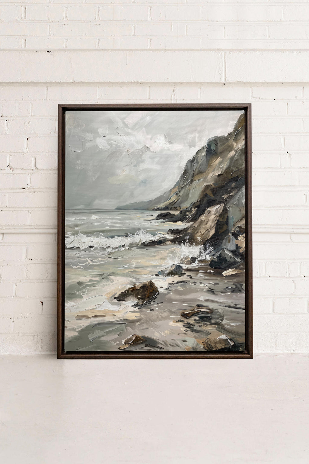 SHADED SHORES, Stretched Canvas Artwork