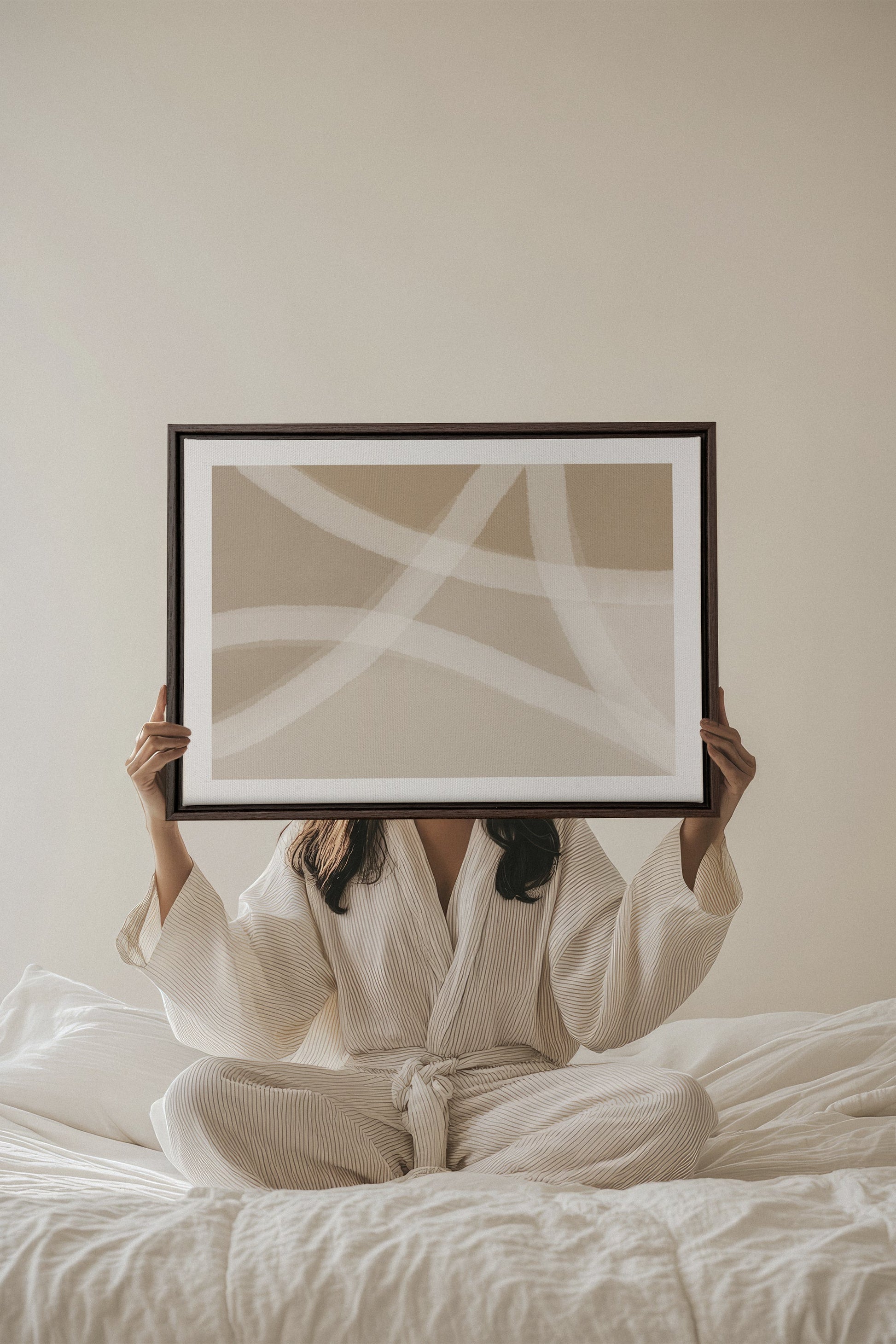Linen Softness, Stretched Canvas Artwork