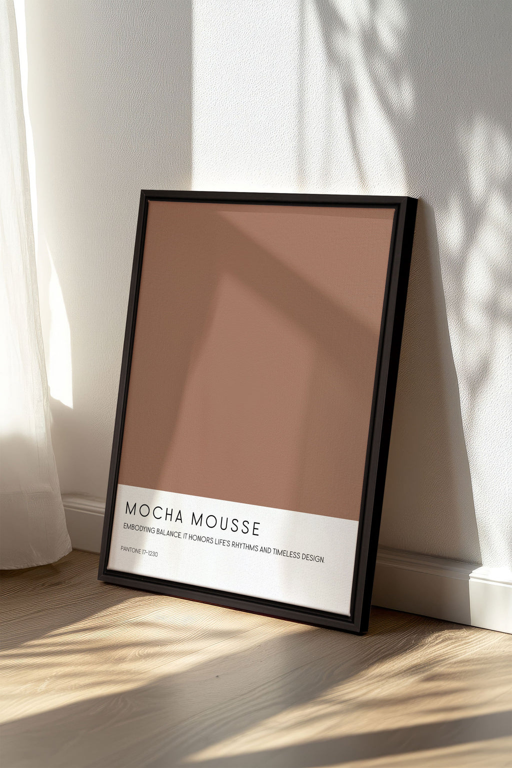 MOCHA MOUSSE, Stretched Canvas Artwork