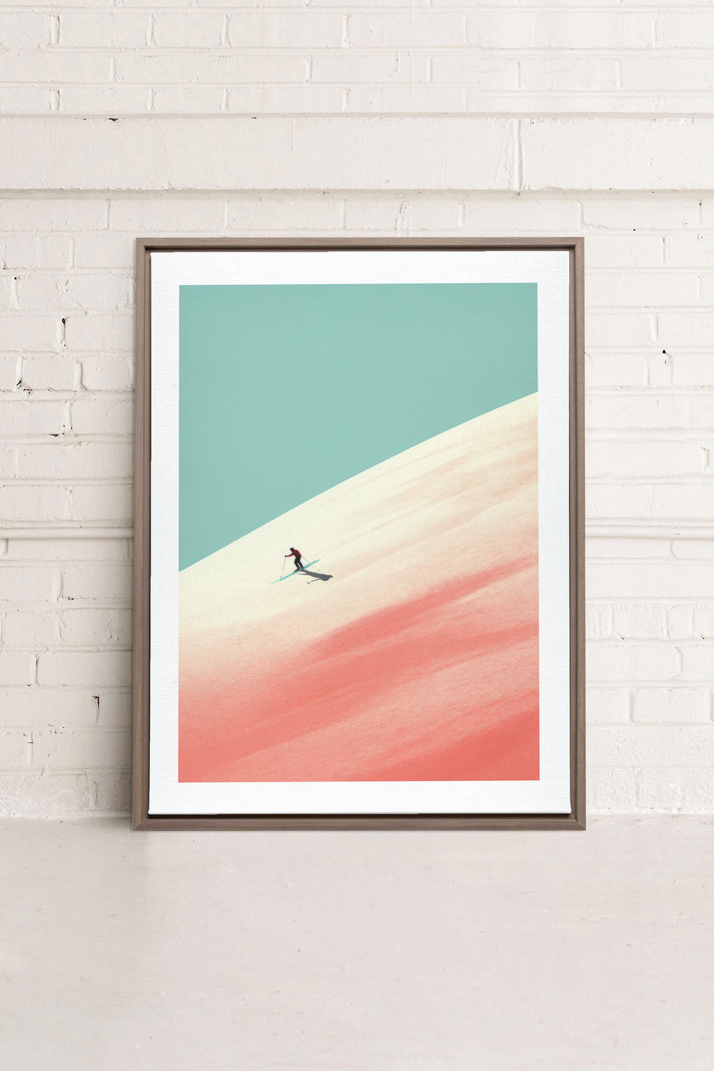 Frosty Glide, Stretched Canvas Artwork