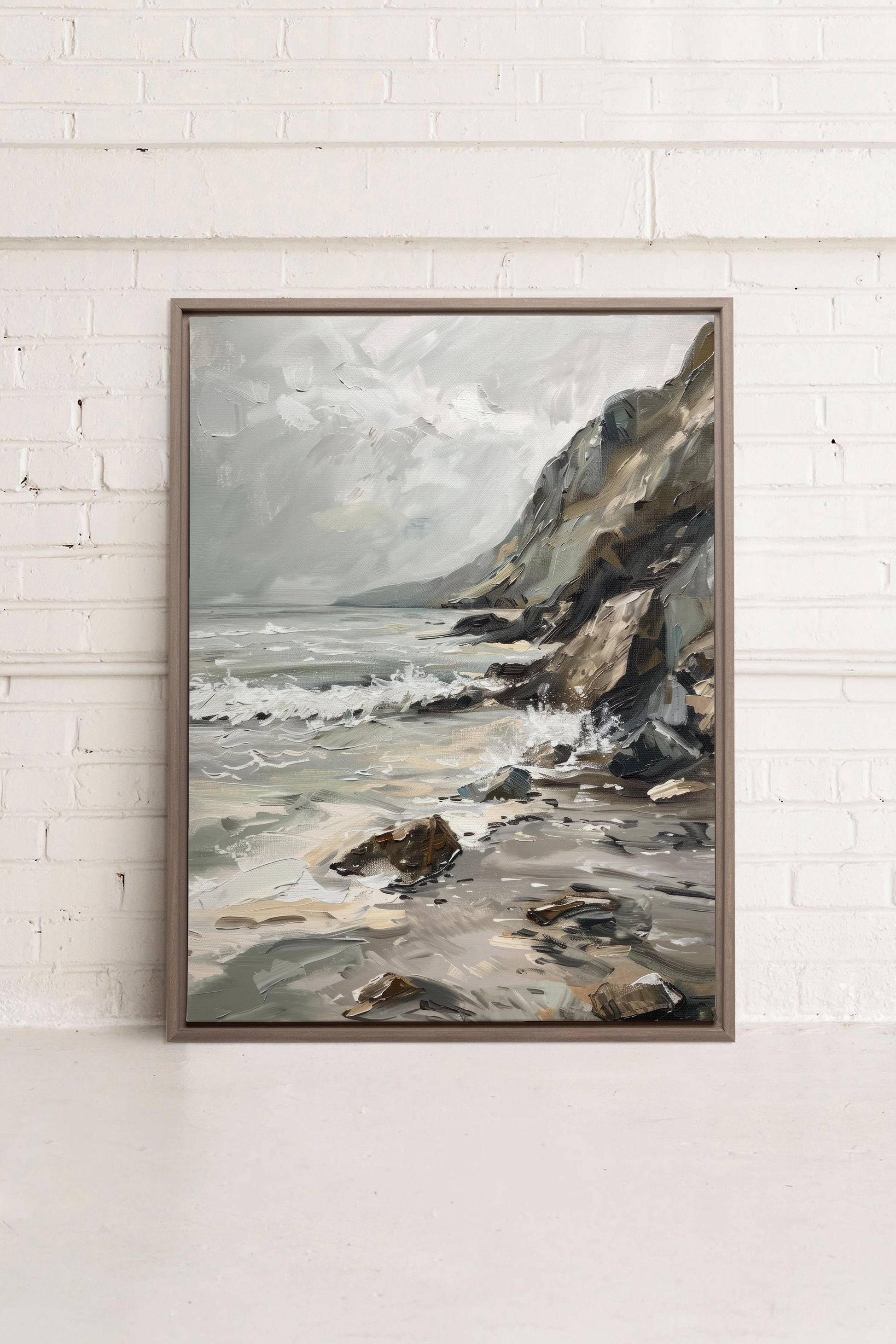 SHADED SHORES, Stretched Canvas Artwork