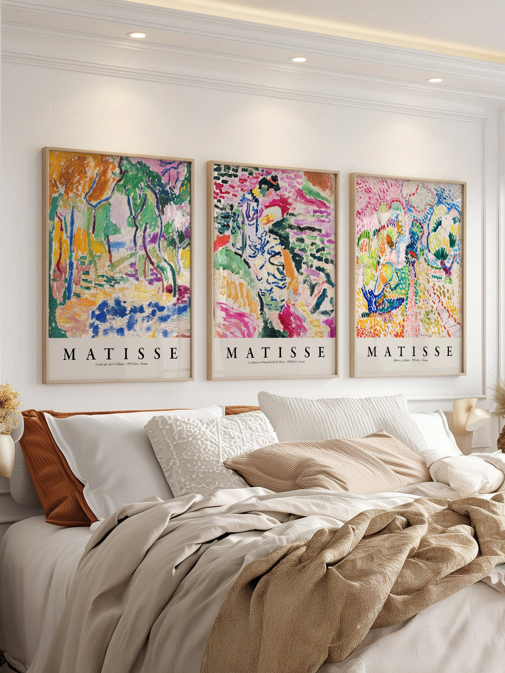 Henri Matisse Gallery Wall Set of 3 Prints – Colorful Abstract Wall Art