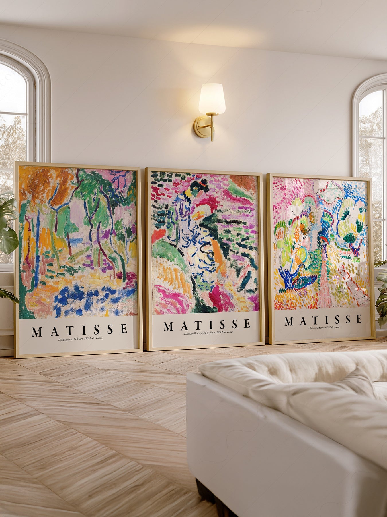 Henri Matisse Gallery Wall Set of 3 Prints – Colorful Abstract Wall Art